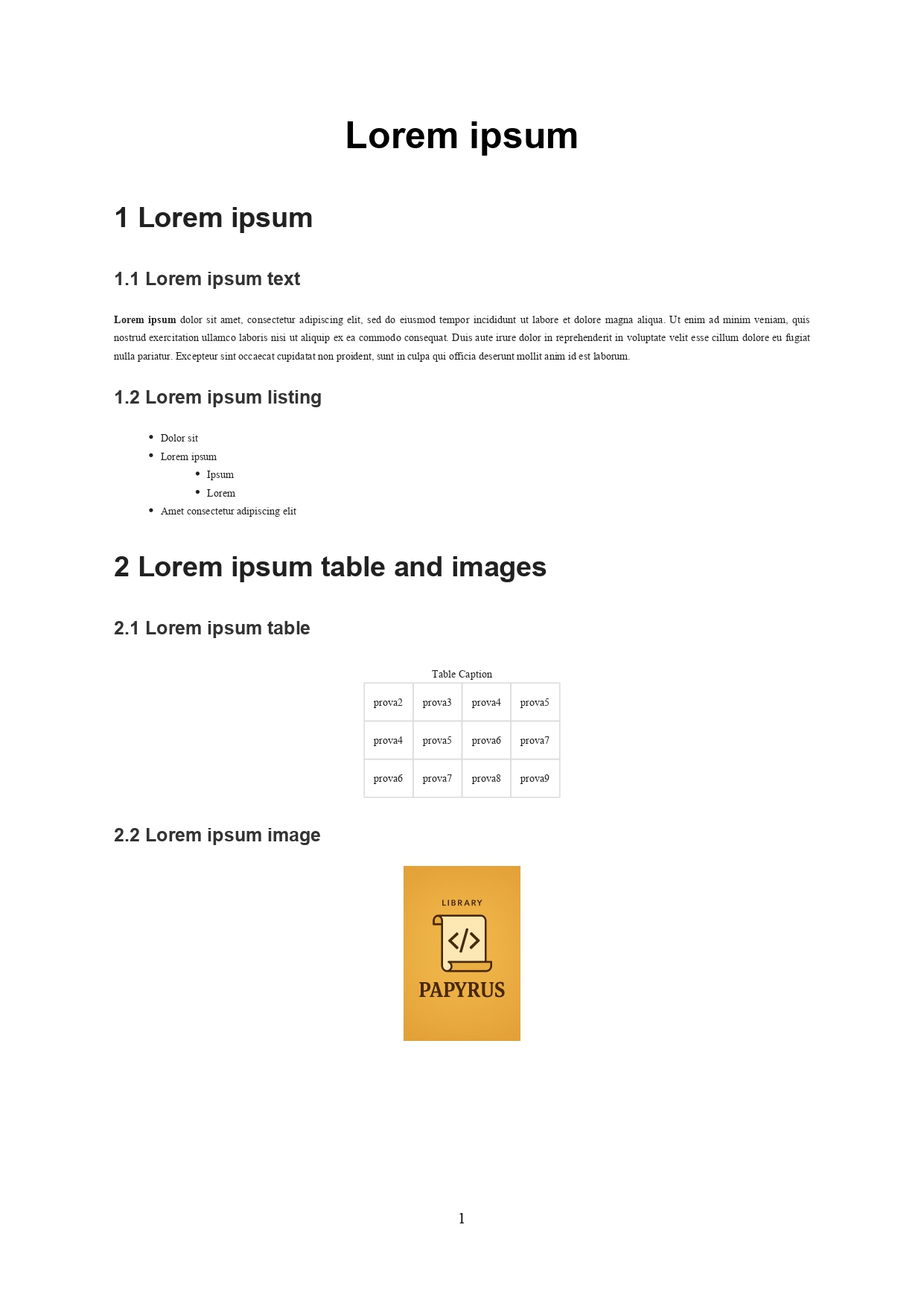 UML Liste